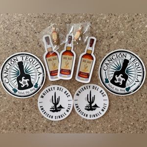 Whiskey Del Bac and Canción Tequila swag- New!